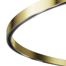 Overhead tire/suspension Technical TRX154-R-D800-BS Busbar Trunkings Flarity, 800x15 mm, brass color