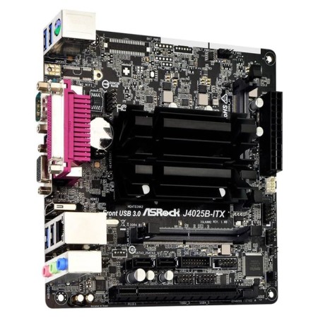 ASROCK Maternal board J4025B -ITX 2XDDR4 Mini -itx AC`97 8ch (7.1) GBLAN+VGA+HDMI-1