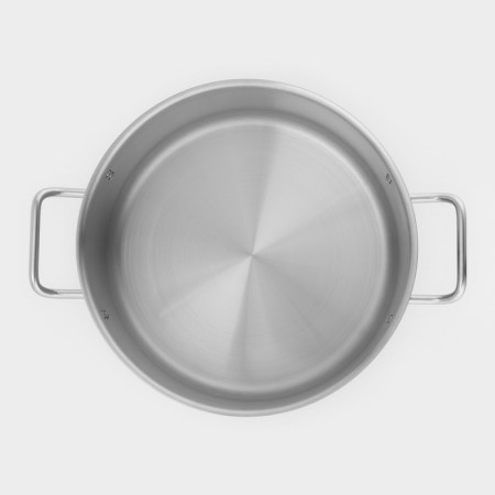 Pan, 9 l, d = 28 cm, h = 17.5 cm, metal cover, triple bottom, induction-4