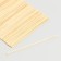 Set of wooden sticks for decor 50 pcs 2x9x20 cm