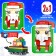 Designer "New Year's stories. Santa Claus with a cart ", 130 parts