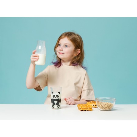 A high glass for milk "Panda", 230 ml-9