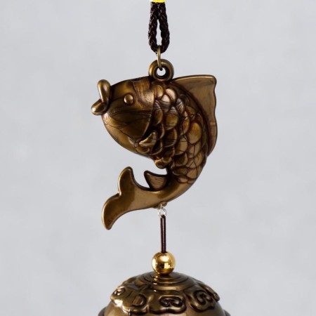 Wind Music Metal "Carp" mix 7 bells 46 cm-1