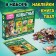 The training set "Animals of our planet", mini-encyclopedia and puzzle, 88 elements