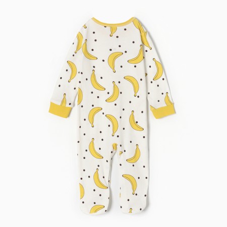 Combiason children, white color/bananas, height 68-4