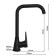 Juguni kitchen mixer 0402.157, one -rod, tall, black color