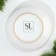 Deep plate ceramic "New Year's fairy tale", 14.5 cm, white color
