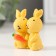 Souvenir Polystone "A couple of rabbits with carrots" mix 2x3.5x5 cm