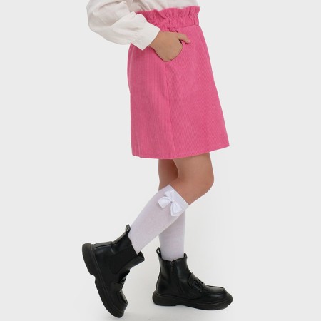 Children's skirt KAFTAN "Velvet", p. 30 (98-104), bright pink-1