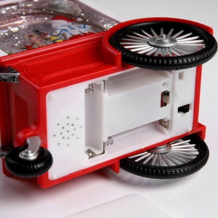 LED figure "Workshop Santa" 16.5 × 24 × 10 cm, plastic, AAX3 batteries (not in the kit), USB, glow warm white-4