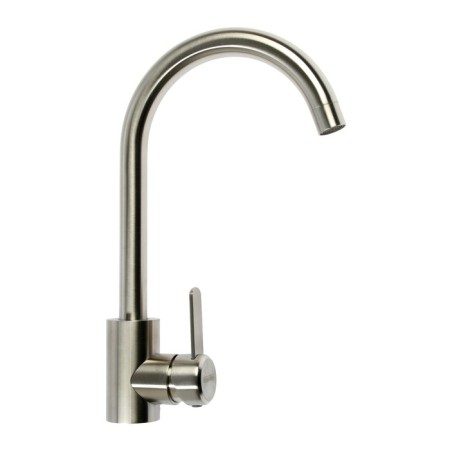 Mixer for the kitchen "Soyuzkran" 567-092, single-leaf, high spout 350 mm, stainless steel, chrome