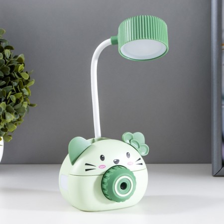 Table lamp "Delhi" LED 2 modes 2W USB green 11.7x7x12 cm Risalux