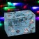 Garland “thread” 5 m with nozzles “icicles with bubbles”, ip20, transparent thread, 20 LED, glow of multi (RG/RB), flashing, 220 V