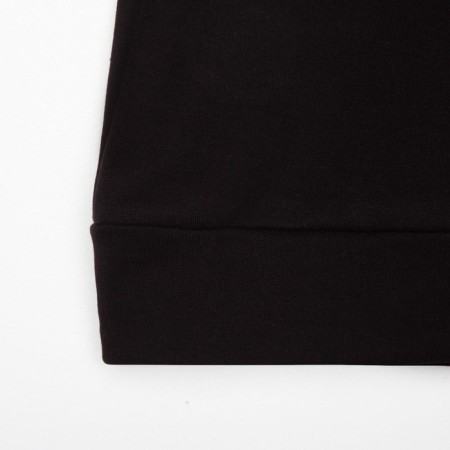 Sports suit men's (hoodies, trousers) minku, black color, size 50-7