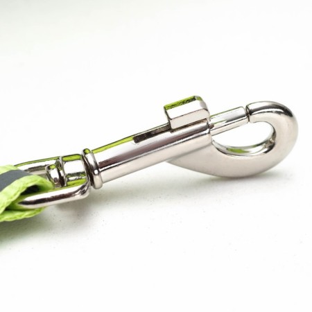 Roulette "Pigger" reflective, 3 m, up to 15 kg, cable, rubberized handle, green-1