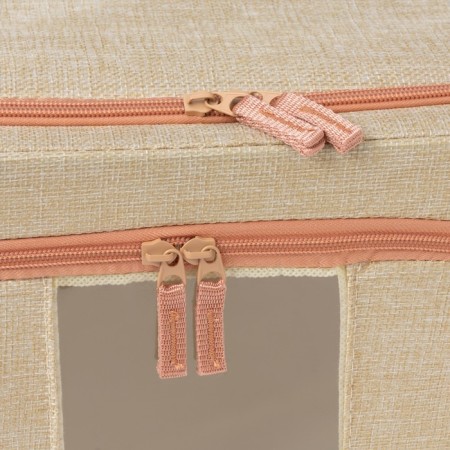 Cofr for storing things "Monet", 39 × 29 × 20 cm, beige color-6