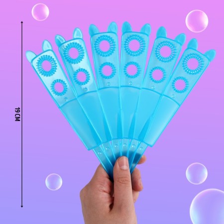 Soap bubbles "Fan" blue-2