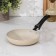 STON SIGN, D = 15.5 cm, plastic handle, anti -stick coating, beige color