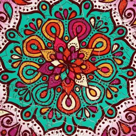 Figure puzzle "Mandala", a series "Funny toys"-2