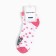 Women's socks, white color/cat, size 35-37