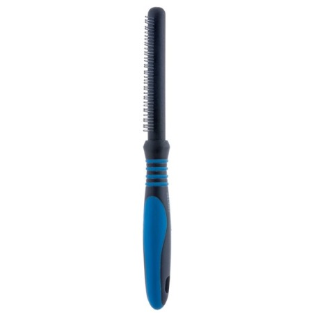 Delight comb, with rotating teeth, 37 teeth 18 mm, black and blue-1