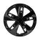 Wheel caps 14 "Super Astra", Black Gloss, Carbon, Compl. 2pcs. (AWCC-14-27