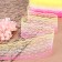 Capricon lace "Gradient", 45 mm × 10 ± 1 m, pink/yellow # 5