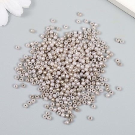 A set of plastic beads "Astra", 3 mm, 25 g, gray-1