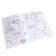 Training board game "Alphabet with coloring"