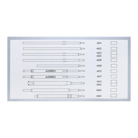 Ballic shaft 0.8 mm, 98 mm, blue ink-2