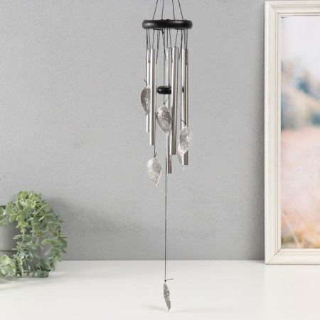 Wind music metal, tree "Listopad" 5 tubes 60x9x9 cm