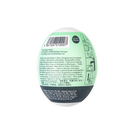Unrealistic masturbator Satiffyer Egg Single (Riffle), TPE, Green Color-2
