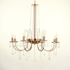 Chandelier 2459/8 E14 5W gold 75x75x85-135 cm Bayerlux