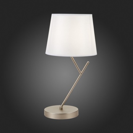 Evoluce bedside lamp. Sle300104-01. Denice. 1x40 W, E14, 22x22x44 cm, Nickel color-2