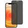 Hoco protective glass, for iPhone 14, antishpion, full glue, 0.33 mm, 9 h, black frame