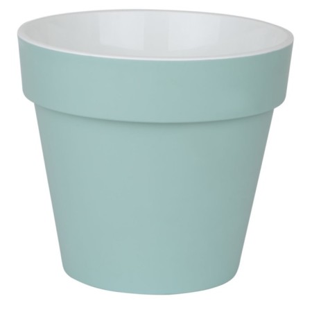Plastic pot Live-In-Green with the Proteus tab, d = 27 cm, 9 l, mint color