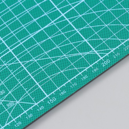 Set for patchwork: rubber mate A4, ruler 15x15cm, disk, layout knife+blades in the folder 96041-2