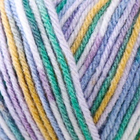 Yarn "Sweet Baby" 100% acrylic 300m/100g (913 green-yellow-astro)-2