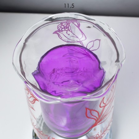 Aromarrier touchscap "Bud" G9 35W silver 10.5x10.5x20 cm Risalux-5