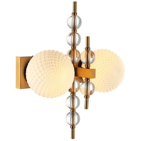 Wall lamp Queenly 2xe27 40W, size 20x35x46 cm, bronze color
