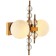 Wall lamp Queenly 2xe27 40W, size 20x35x46 cm, bronze color