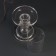 Glass of glass per 1 candle "honesty" transparent 22x11x11 cm
