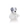 Soft toy Gulliver puppy, white-gray color, 28 cm