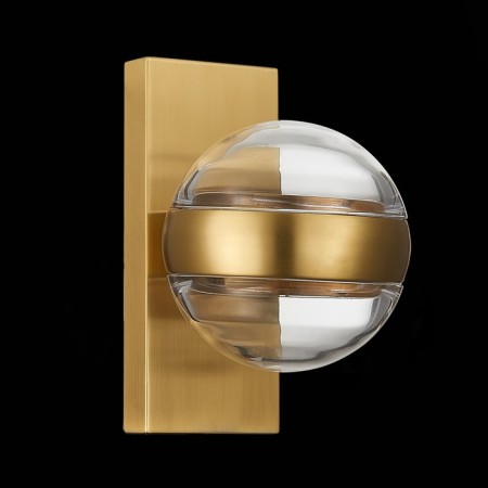 Wall lamp ST LUCE. SL1156.301.01. Bala. 1x5 W, G9, 4000K, 15x25 cm, brass color-4