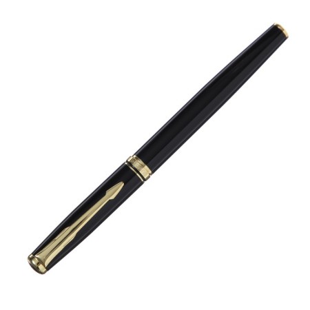 Handle Gift Roller in the leatherette case, the case is black, gold-1