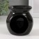 Aroma lamp ceramics "Recognition of love" Black 7.2x7.2x7.8 cm