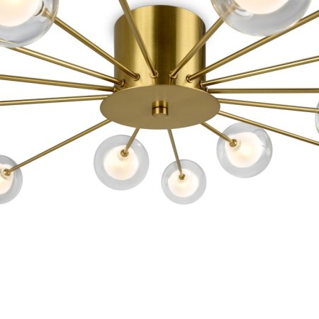 Freya FR5242CL-16BS1 Celebrity, 865x865x113 mm ceiling lamp, G4, 16x3W, brass color-5