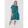 Women's dress, size 62, light green color