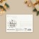 Postal card "Happy Moments", Schild with a bow of 10 x 15 cm, New Year
