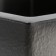 Kitchen sink Aflorn AF94444F, Sredal, S = 3.0 and 0.8 mm, 44x44x22 cm, siphon, graphite
